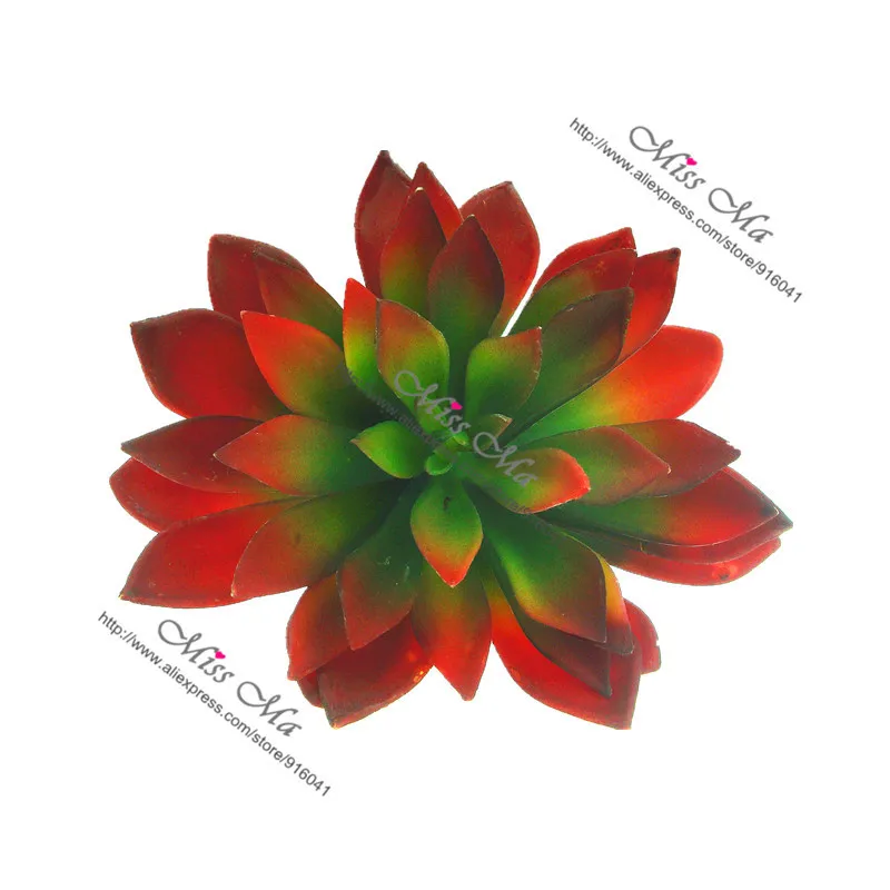 96 шт. большой размер пустыни лотоса искусственное суккулентное растение пластиковые цветочные украшения зеленый Растительный фон - Цвет: 100pcs