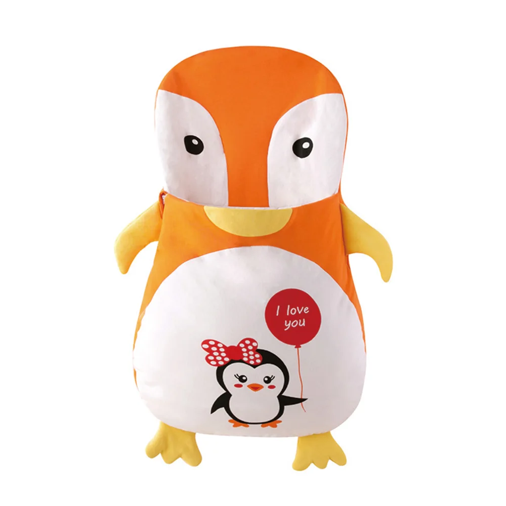penguin Детский спальный мешок, конверт, детская коляска, наружная детская кроватка на молнии, пеленка, кокон для новорожденных, конверт, спальный мешок - Цвет: penguin