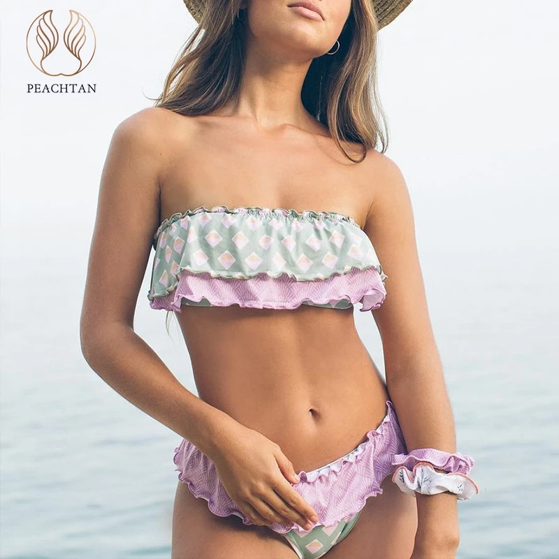 maillot de bain volant push up