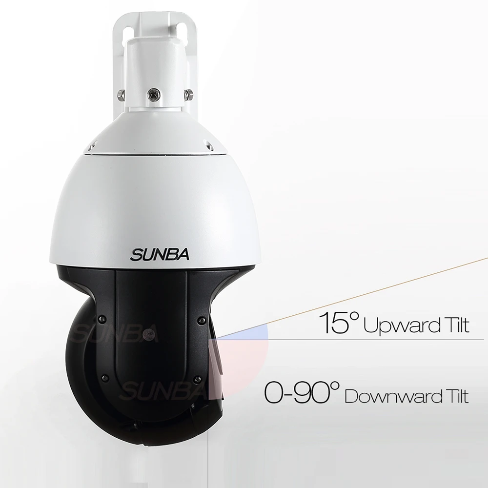 SUNBA IP PoE + уличная PTZ камера 25X оптический зум 1080 p высокоскоростной безопасный