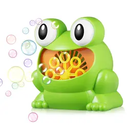 Детская ванна игрушечное животное лягушка автоматическая машина для пузырей детская Ванная комната Ванна машина для мыльных пузырей