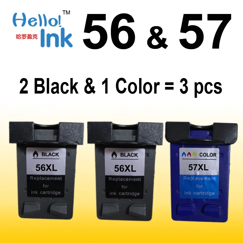 hp black print cartridge 56 c6656a