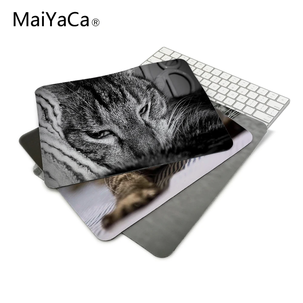 Sleepy Cat Custom Desing Gaming Mouse Pad Speed Control Computer
