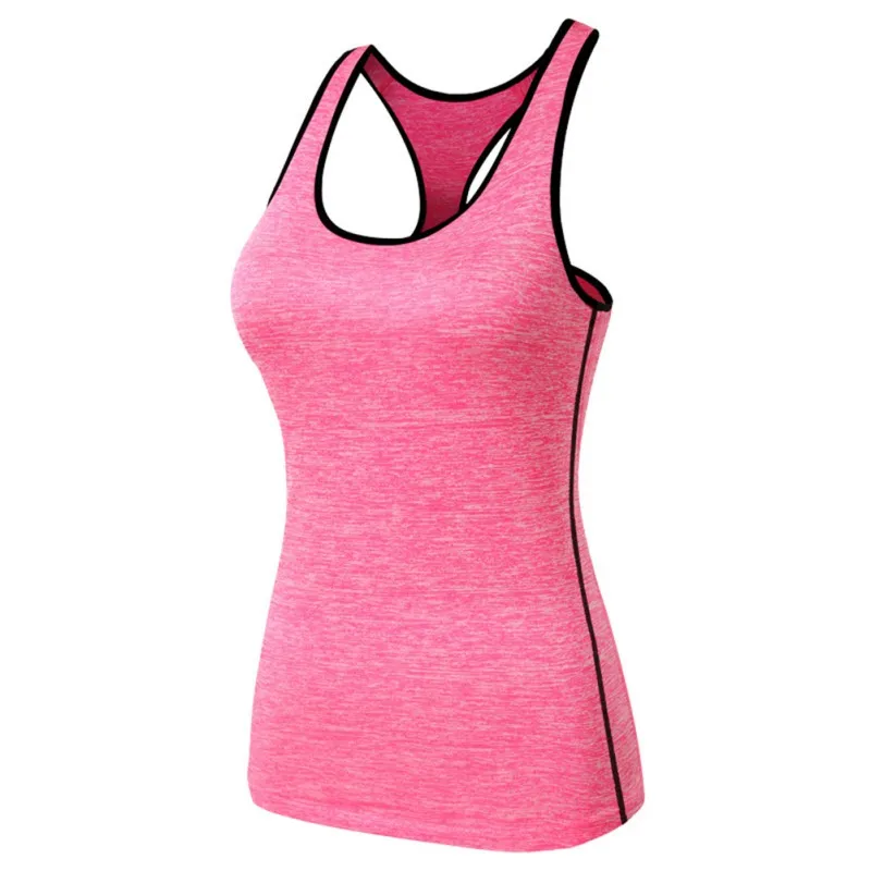 

Woman Compression Tights Dry Quick Sleeveless Pure Color T-shirts Female Clothes Top Tees Clothing Work Out Tight Breathable