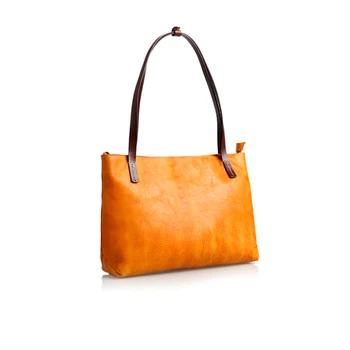 

Handbag Zipper Hit Color Tote Bag Horizontal Section Square Leather Handbag Shoulder Bag Soft Face Women Handbag