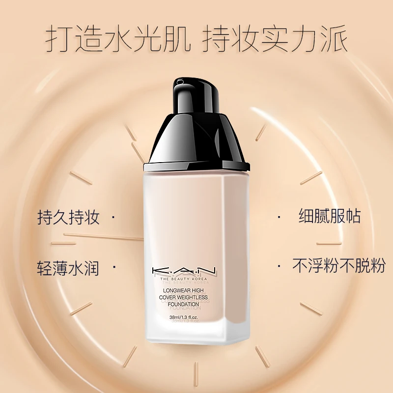 Macia de Longa Controle da Oleosidade Perfeita de 38ml K.a.n Base Líquida Corretiva Duração Spf25 3 Cremes BB e CC