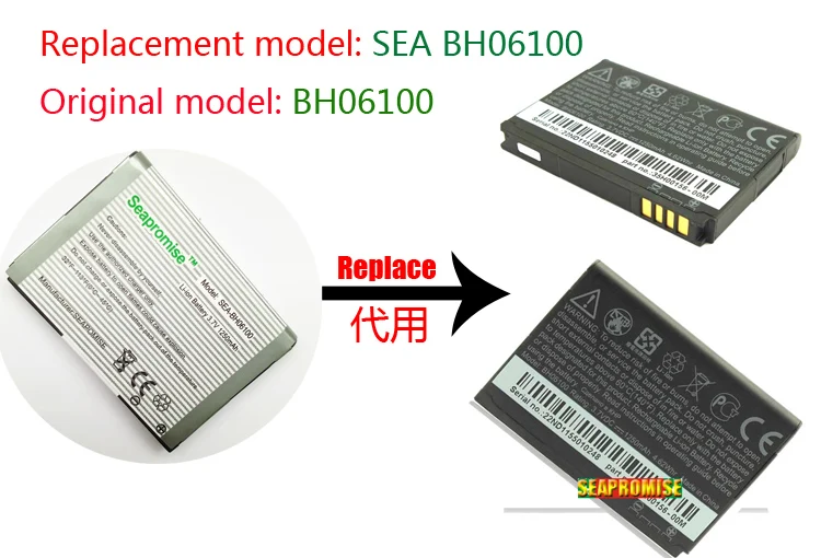 Батарея в розницу BH06100 для HTC G16 A810E chacha PH06130 статус ....|battery lighter|batteries tractorbattery led reading