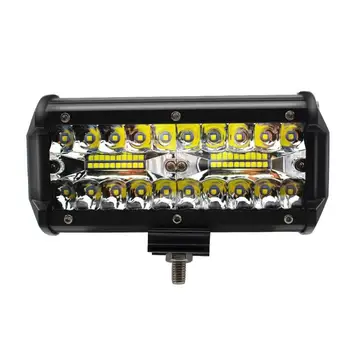 

VODOOL IP67 Car DIY Light Bar 7 inch 3 Row 120W Off Road LED Work Light Bar Waterproof Spot Driving Lamp Car Accessories Lamp