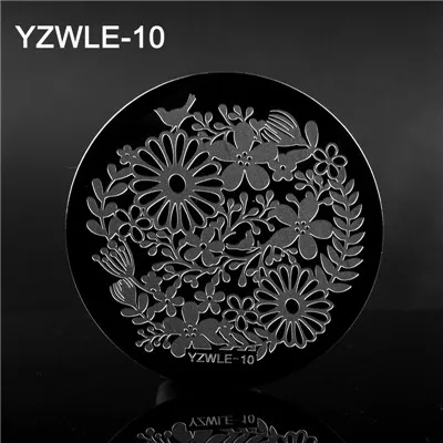 1 шт. 30 дизайнов доступны YZWLE штамповка пластины кружева отрицательное пространство листья цветы дизайн ногтей шаблон инструменты аксессуары