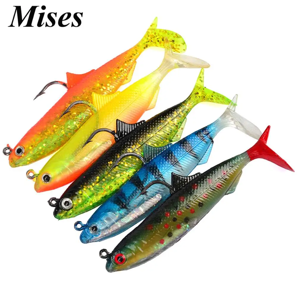 

Mises 10.5cm 21g Lead Coating Silica Gel Bionic Soft Bait Lure Single Hook Artificial Bait Soft Bait Fishing Lure Fishing Tackle
