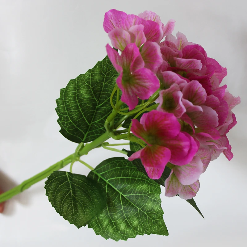 Fake real touch Artificial silk hydrangea flowers for decoration bridal bouquet wedding arch car home party decoration mariage Fake real touch Artificial silk hydrangea flowers for decoration bridal bouquet wedding arch car home party decoration mariage