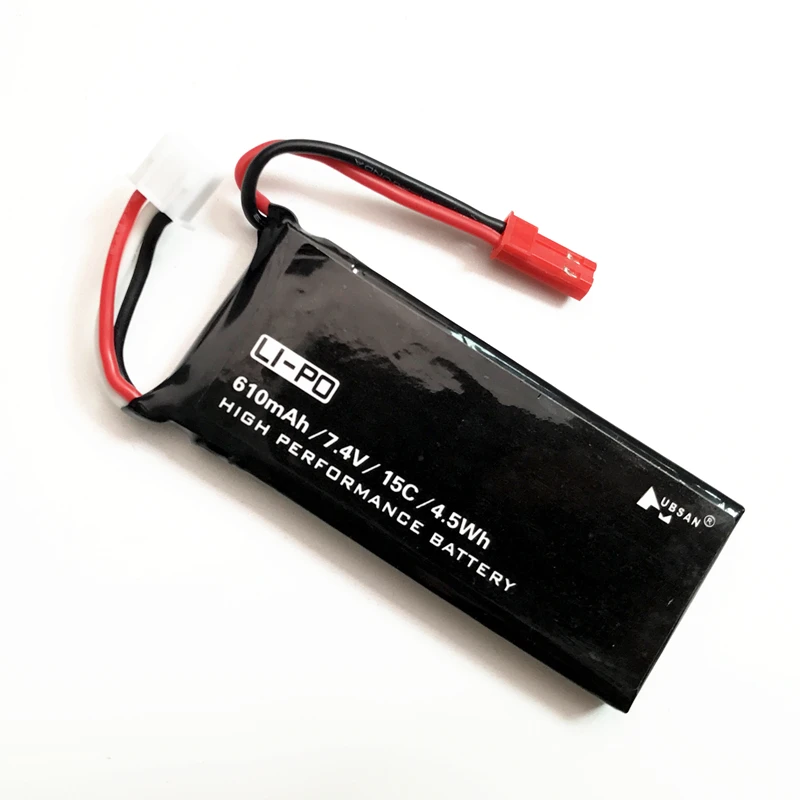 Hubsan H502S H502E Аккумулятор 7,4 V 610mAh lipo аккумулятор 15C с usb зарядным устройством Набор для H502S H502E RC Квадрокоптер запасные части