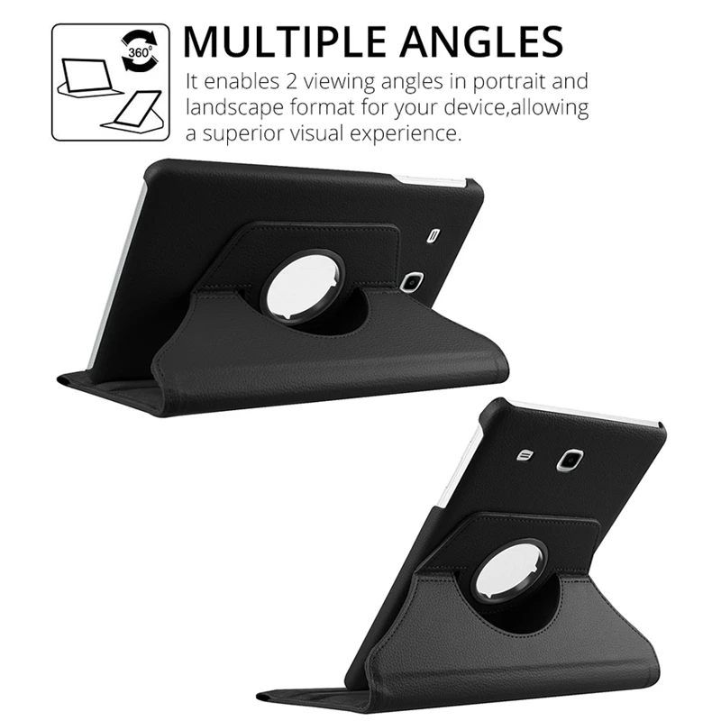 Samsung Galaxy Tab E 9.6 T560 T561 SM-T560 Folding Folio Stand Tablet Case (2)
