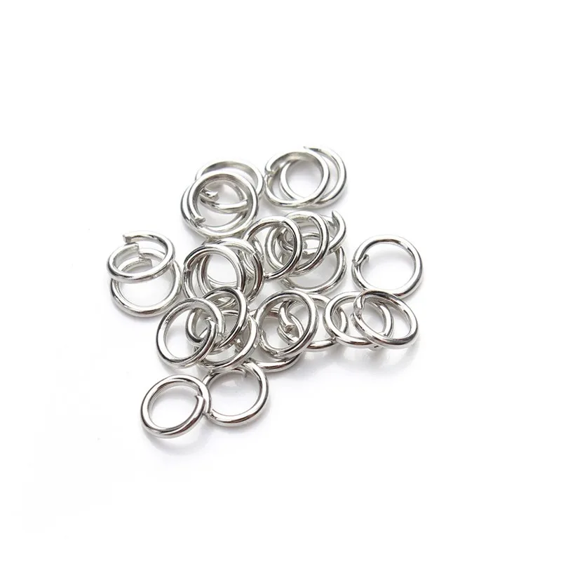 LINSOIR, 200 шт./лот, 4, 5, 6, 8, 10 мм, металлические кольца, золотые, серебряные, бронзовые, Раздвоенные кольца, разъемы для изготовления ювелирных изделий F309