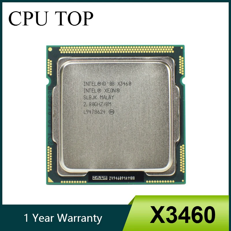 Процессор Intel Xeon X3460 cpu 2 8 GHz 8M четырехъядерный процессор Socket LGA1156|Процессоры| |