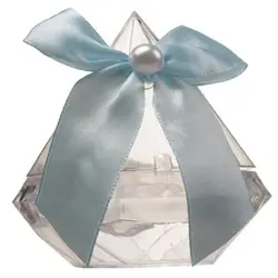 Коробка с бриллиантами Свадебная коробочка для сладостей Подарочный ящик из прозрачного пластика коробка Свадебная вечеринка