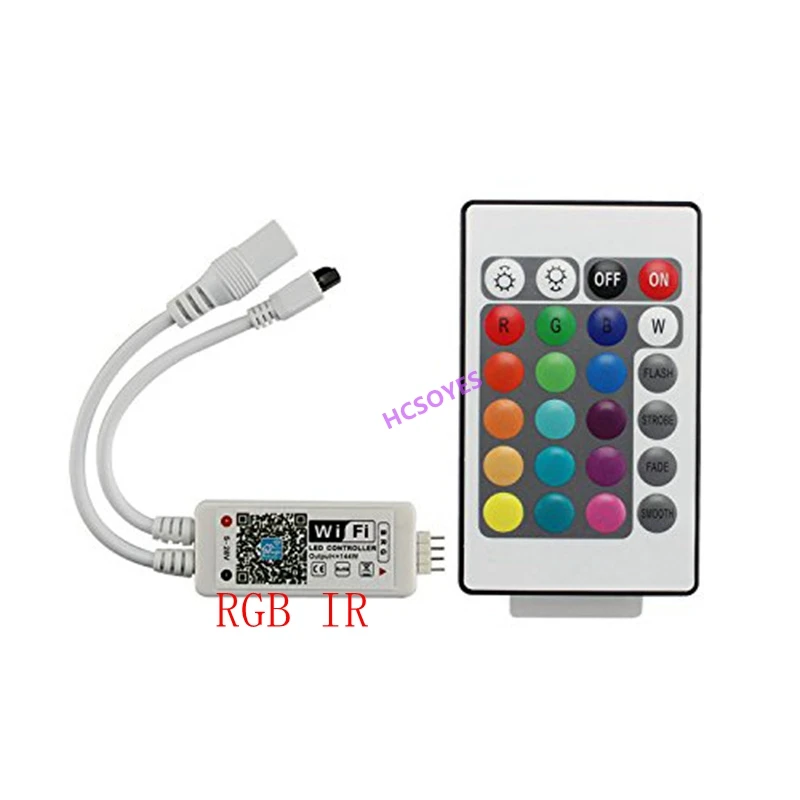 16 миллионов цветов Wifi RGB/RGBW led контроллер управления смартфоном музыка и режим таймера magic home Мини wifi led rgb контроллер