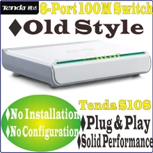 Tenda S108 10/100 Мбит/с 8-Порты Fast Ethernet сетевые коммутаторы 8 Порты 10/100 м переключатель для небольших Бизнес, не Цвет Розничная коробка