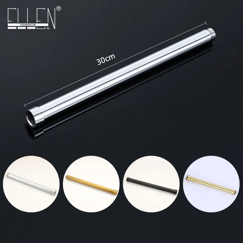 Buy Shower Set Extend Pipe 30CM Extension Tube Bar Chrome,Antique Bronze ,Gold