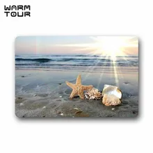 Теплый Тур моды коврик Морская звезда морской океан волны крытый/открытый/передний Добро пожаловать дверной коврик