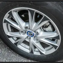 6 см стайлинга автомобилей кольцо для центрального движения колеса декоративное кольцо для Mazda 5 6 GJ Atenza Sport Wagon CX-4 CX-5 CX-7 CX-8 CX-9 FT аксессуары