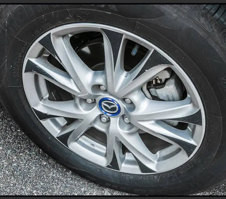 6 см Стайлинг автомобиля кольцо ступицы колеса украшение круг для Mazda 5 GJ Atenza Sport