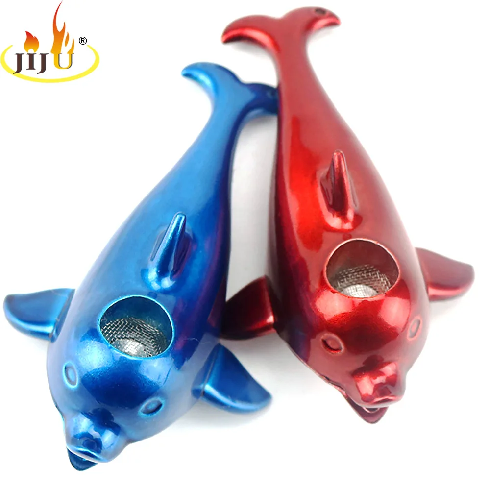 JIJU New Dolphin Style Tobacco Accessories Portable Herb Funny Smoking