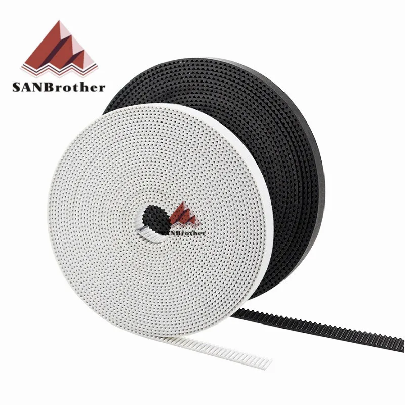 GT2 حزام PU مع الصلب الأساسية GT2 حزام 2GT مؤقت اشتعال العرض 6 مللي متر 10 مللي متر ل 3D طابعة أجزاء مكافحة -ارتداء تعزيز مفتوحة حزام