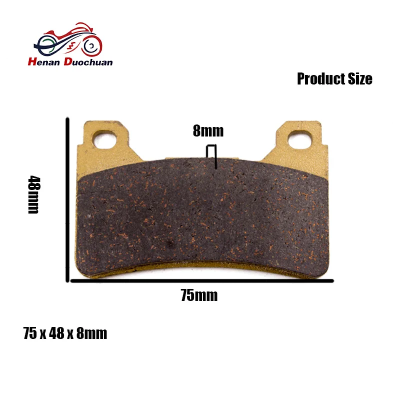 Передние тормозные колодки для мотоцикла HONDA CBR 600 2005 2013F RR Hannspree 2008F 1000 2004 CB 2009 #
