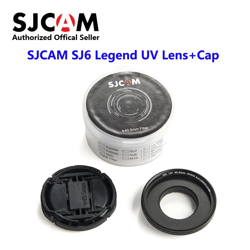 

Original SJCAM SJ6 Legend MC UV Lens 4.05cm with Protection Cap-Anti Scratch Lens UV Filter Lens+Cap For SJCAM SJ6 Legend Camera