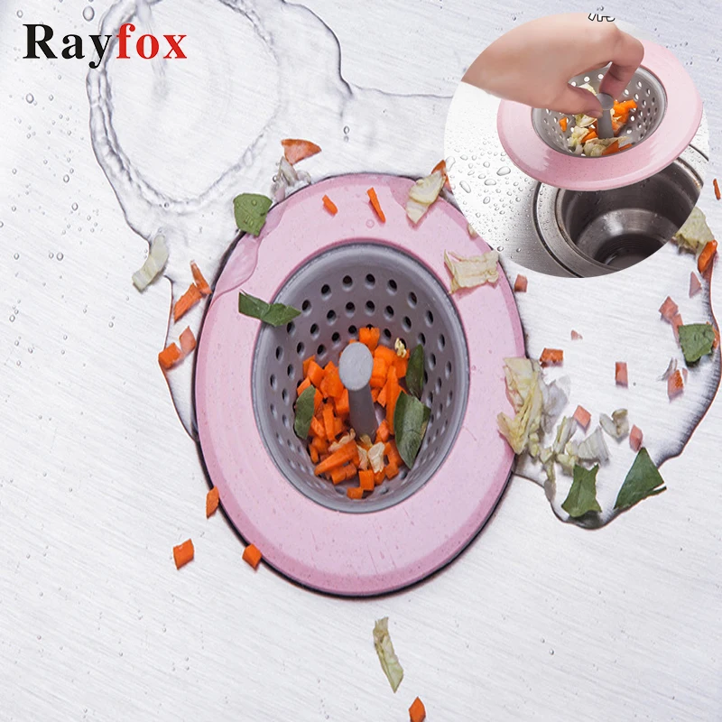 

Kitchen Gadget Silicone Bathroom Anti-blocking Sucker Kitchen Sink Drain Round Floor Drain Cover Plug Water Filter Bathroom Tool