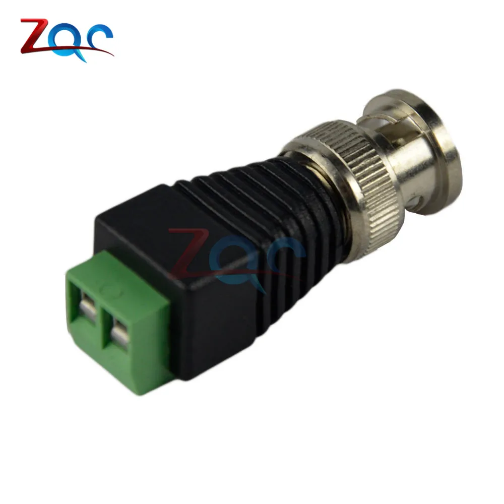 

5PCS Mini Coax CAT5 To Camera CCTV BNC UTP Video Balun Connector Adapter BNC Plug For CCTV System Accessories