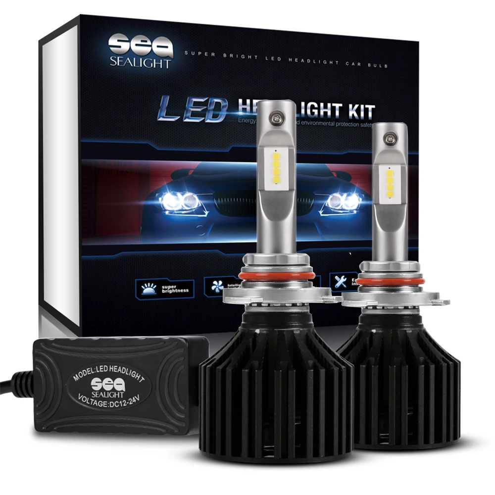 SEALIGHT car styling HB3 9005 LED Car Headlight Kit Fog DRL Light 60W