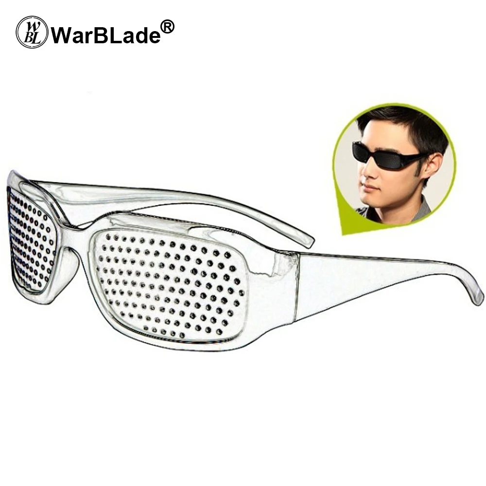 WarBLade детские очки против близорукости, женские очки для ухода за зрением, солнцезащитные очки с отверстиями для глаз, улучшают естественное исцеление, Анти-усталость