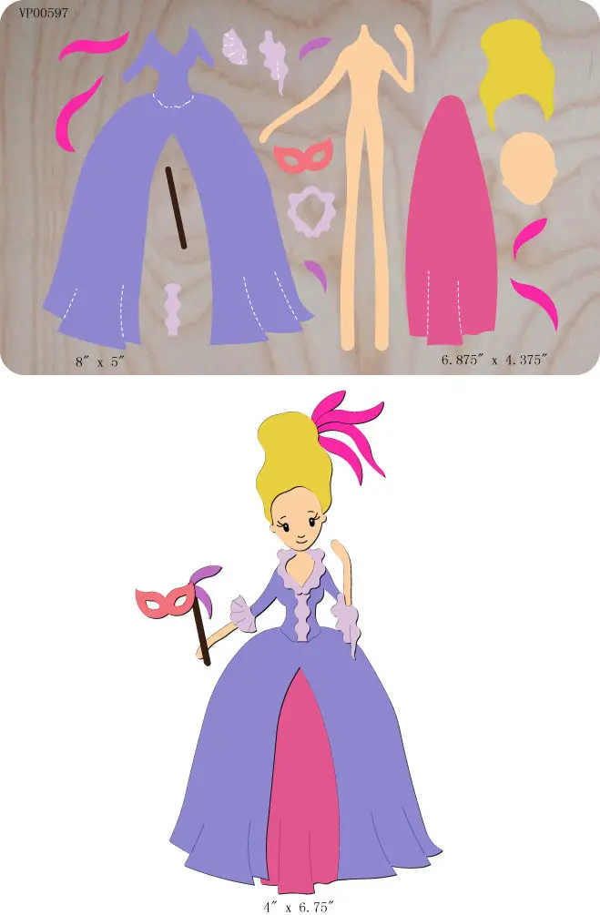 

The wizard Wooden Die Fits