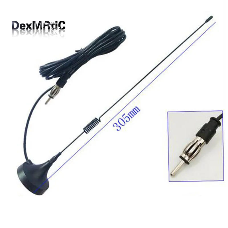 Universal Car AM/FM antenna base with 2.8meters extension cable for auto CD radio in