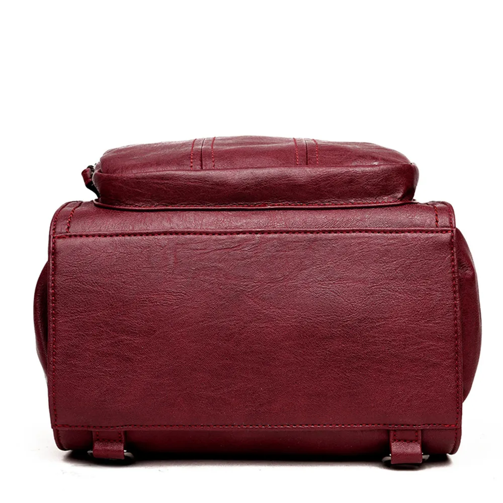 Multifunctio mujeres mochilas de cuero de viaje bolso de hombro Mochila de alta calidad mujeres bolso de escuela Mochila niña Mochila Multifunctio mujeres mochilas de cuero de viaje bolso de hombro Mochila de alta calidad mujeres bolso de escuela Mochila niña Mochila