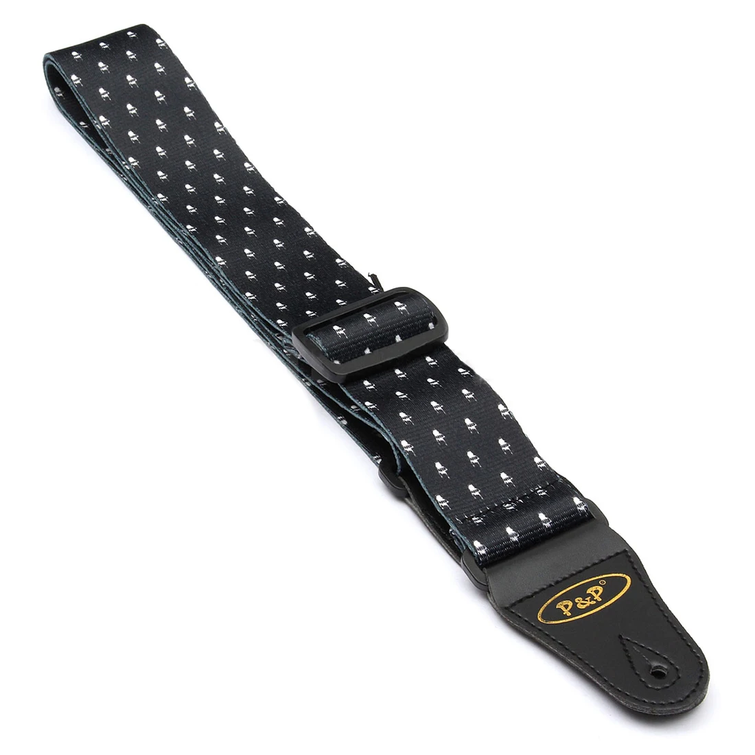 5 PCS of (P&P Guitar Strap Belt Leather Ends for ACOUSTIC OR ELECTRIC