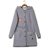 Girls-Spring-Autumn-Coats-New-2018-Fashion-Brand-thick-Woolen-Jacket-Solid-Casual-Print-Winter-Women