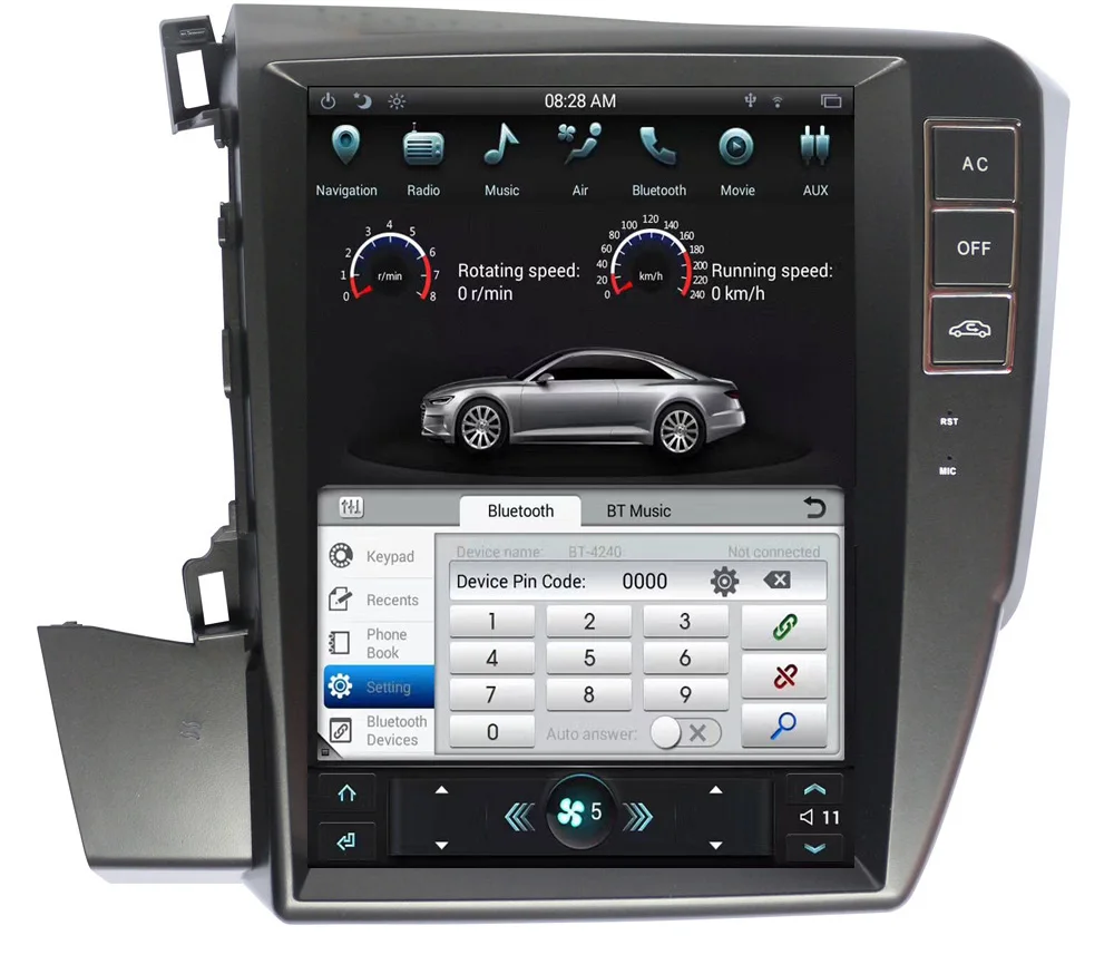 Perfect 10.4" Tesla Android Car Radio GPS Multimedia Stereo For Honda Civic left driving 2012- Vertical Screen Auto Audio 2GB+32GB 3 Perfect 10.4" Tesla Android Car Radio GPS Multimedia Stereo For Honda Civic left driving 2012- Vertical Screen Auto Audio 2GB+32GB 3