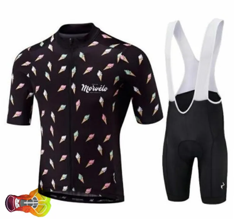Pro Team Morvelo комплект для велоспорта комплект из Джерси для езды на велосипеде велосипедный костюм, трико Ropa Ciclismo комплект MTB Спортивная 16D гелевая накладка - Цвет: as picture
