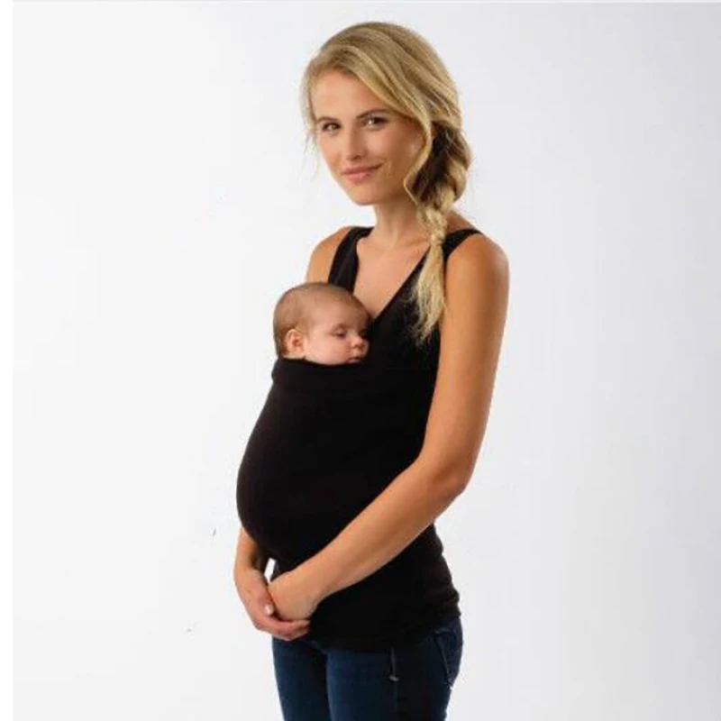 2017 Parenting Baby Carrier Mother Kangaroo T-shirt Women Sleeveless t shirt Womens tshirt Harajuku Kawaii Outerwear Top Tees