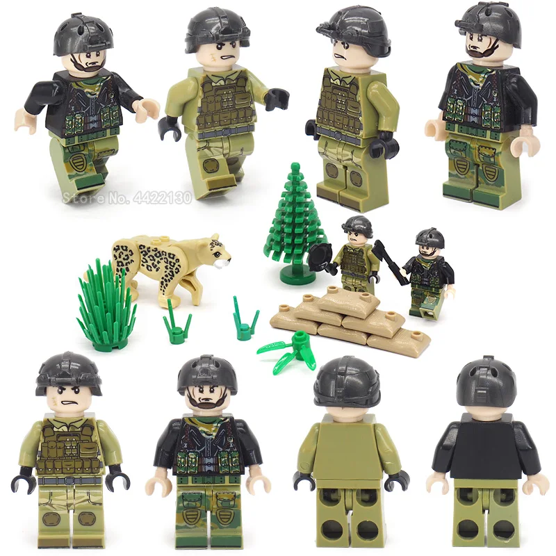

Legoinglys Military Figures Military Building Blocks Mini Army Special Forces Set Assemble Model Super Soldier Gift For Boy Toy