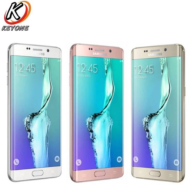 Best Offers New Samsung GALAXY S6 Edge+ G9280 Mobile Phone 5.7" 4GB RAM 32GB ROM Octa Core 2560x1440p 3000mAh 16.0MP Dual SIM CellPhone     