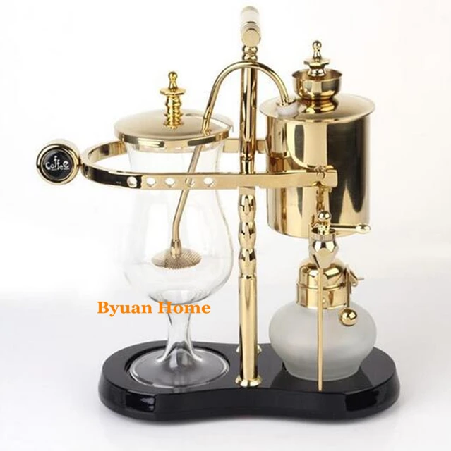 YBT design water drop Royal balancing siphon coffee machine/belgium