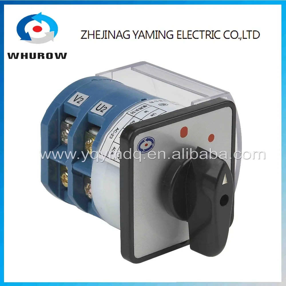 

Rotary switch 2 postion 0-1 off-on 2 poles 40A HZ12-40/02 universal power cut off switch milling machine sliver contacts