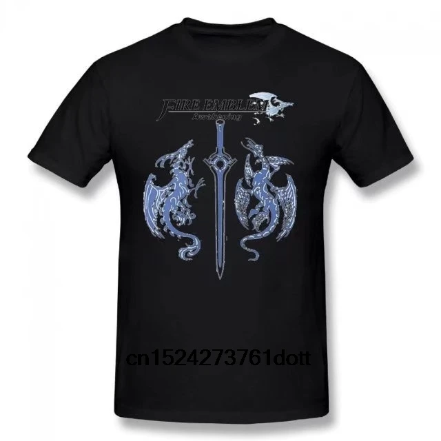 

Fire Emblem Awakening Naga Symbol Summer Basic Casual Short Cotton T-Shirt(Regular and Big and Tall Sizes Included)