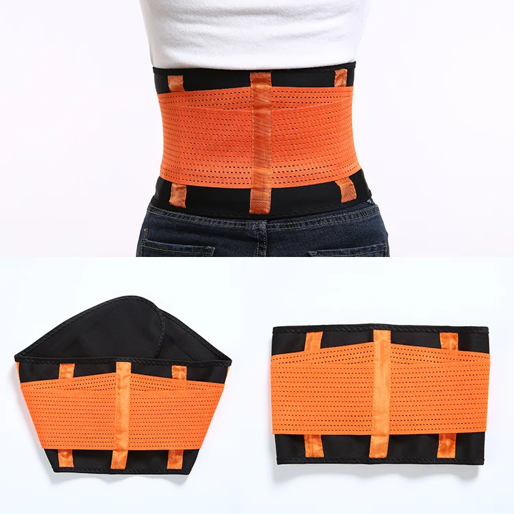 Тренажер для талии формирователь колумбийский пояса утягивающие пояса женские пояс для фитнеса латексный корсет для тела Вес потери Фаха - Цвет: orange