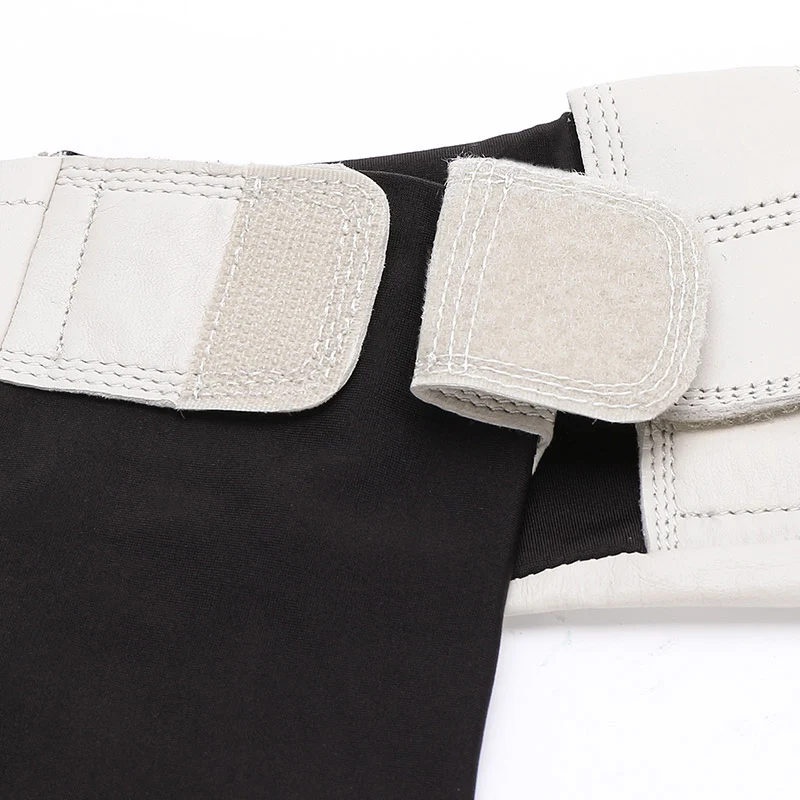 NEW 2019 Genuine Leather Women Gloves Female Spring Autumn Thin Style Breathable Sheepskin Gloves Fashion Patchwork 1008