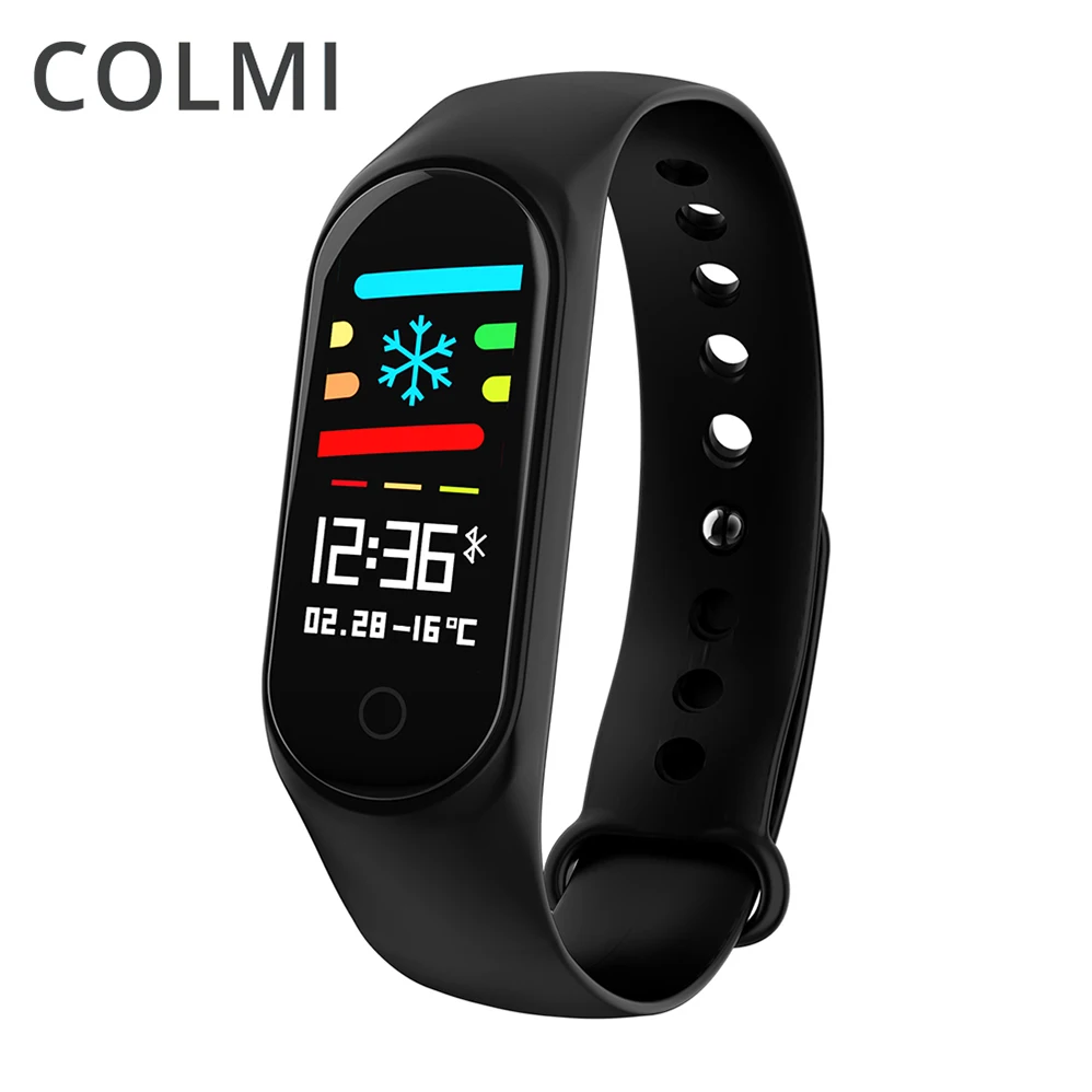 

COLMI M4S Smart Bracelet Color Screen Blood Pressure Waterproof Fitness Tracker Heart Rate Monitor Smart Band for Android IOS